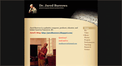 Desktop Screenshot of jaredburrows.com